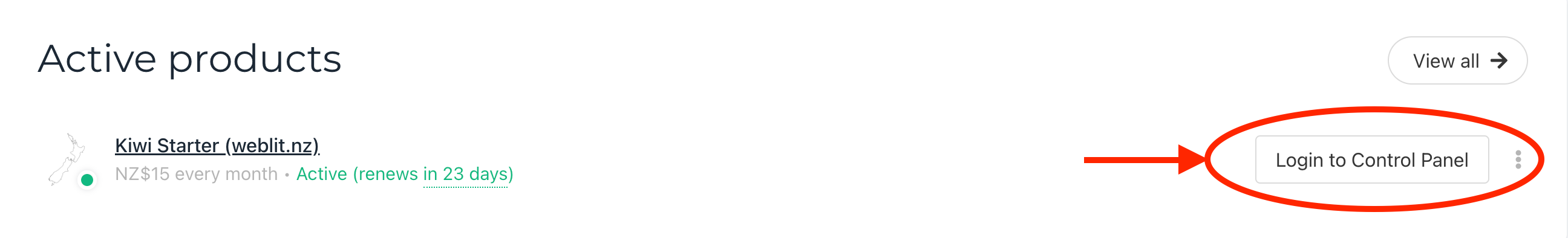 cPanel-Login