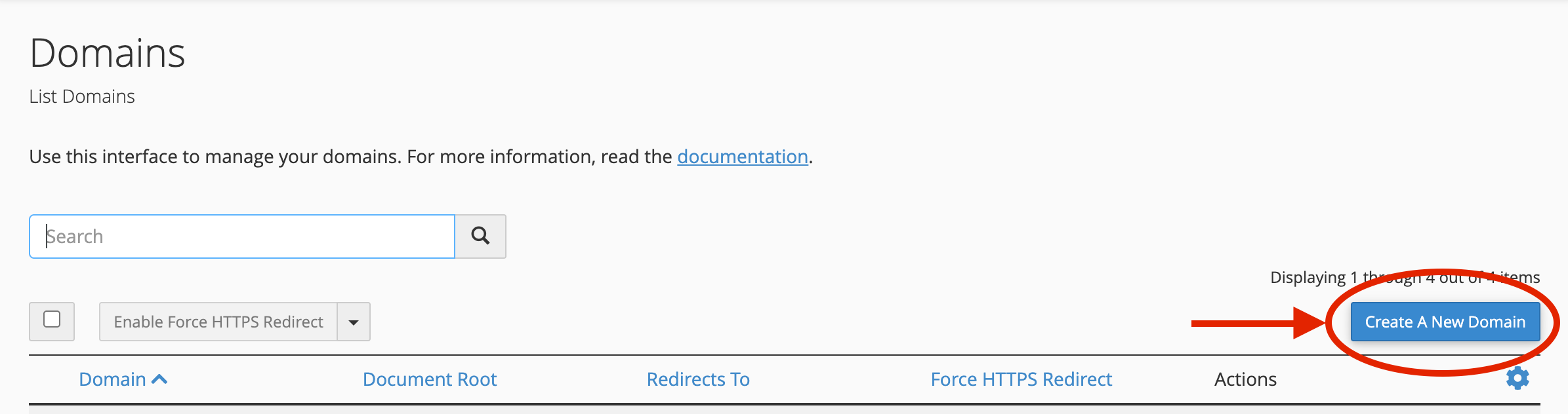 Addon-Domain-Step-2 This is the second step in adding a domain in cPanel with HostMidas.